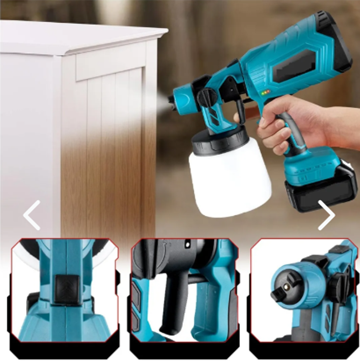 Pistola De Pintura Inalambrica Recargabl