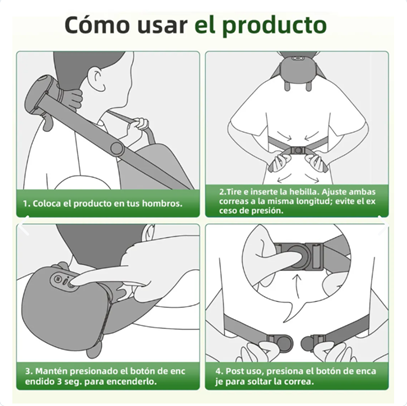 Masajeador Electrico Con Dedos Portatil