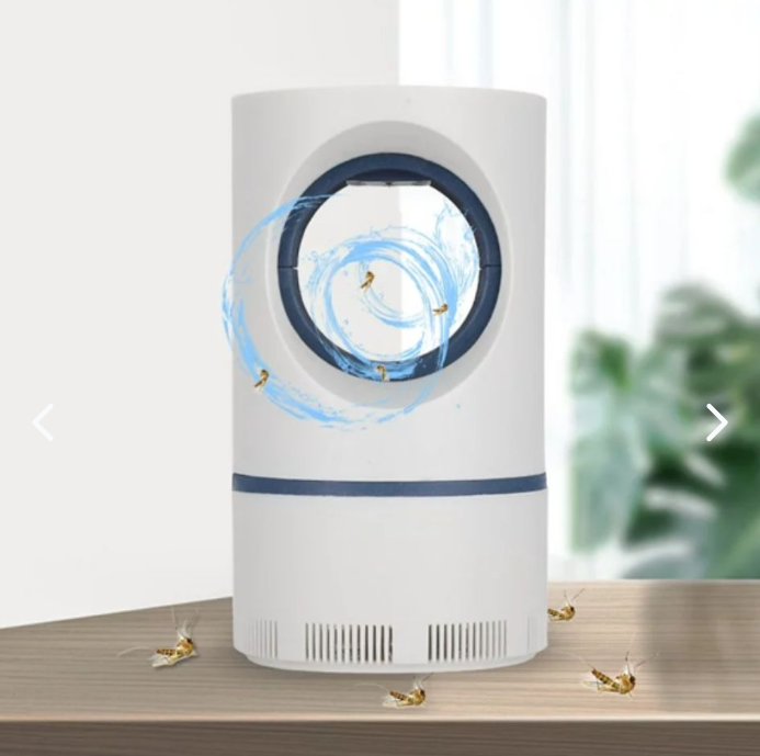 Trampa Lámpara Led Luz UV Mata Mosquitos Duerme Tranquilo